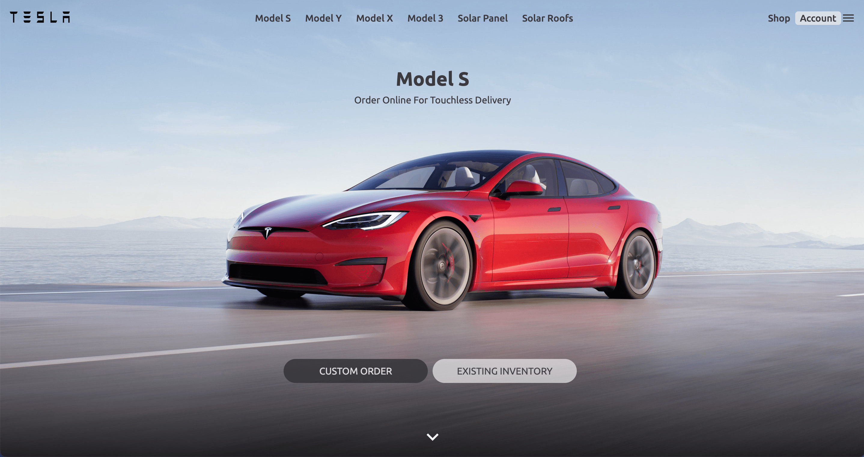 Tesla Homepage Copy